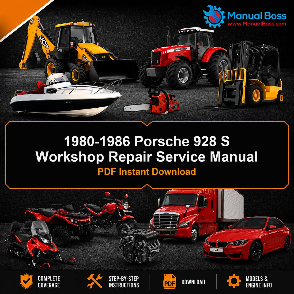 1980-1986 Porsche 928 S Workshop Repair Service Manual PDF Instant Download