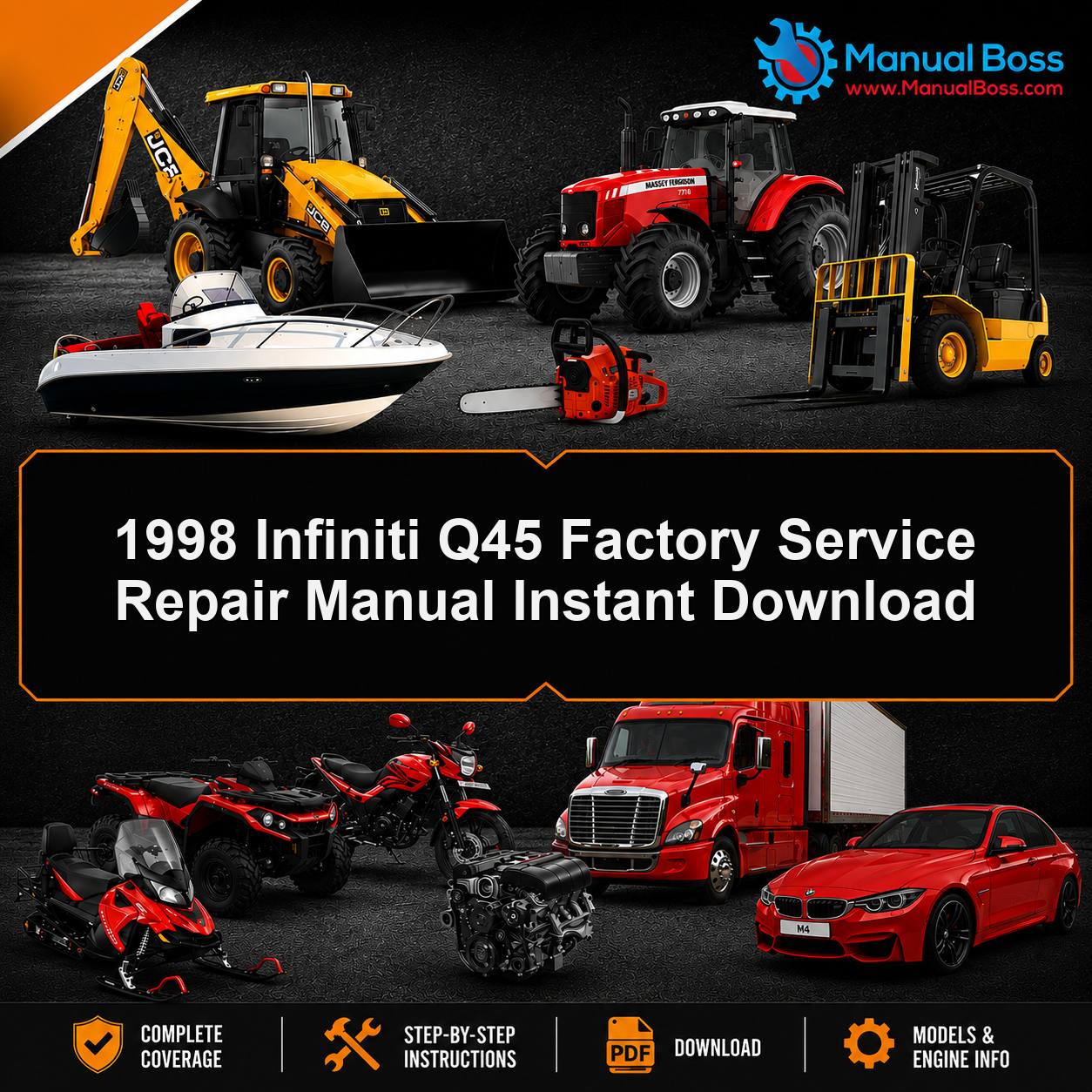 1998 Infiniti Q45 Factory Service Repair Manual Instant Download