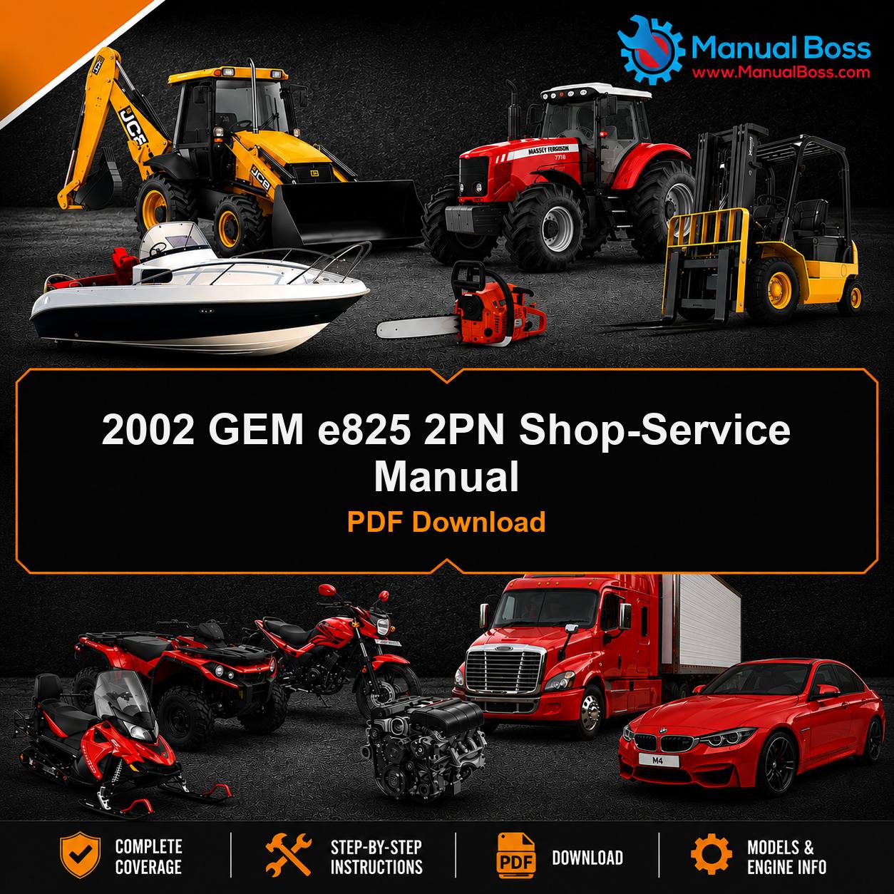 2002 GEM e825 2PN Shop-Service Manual PDF Download