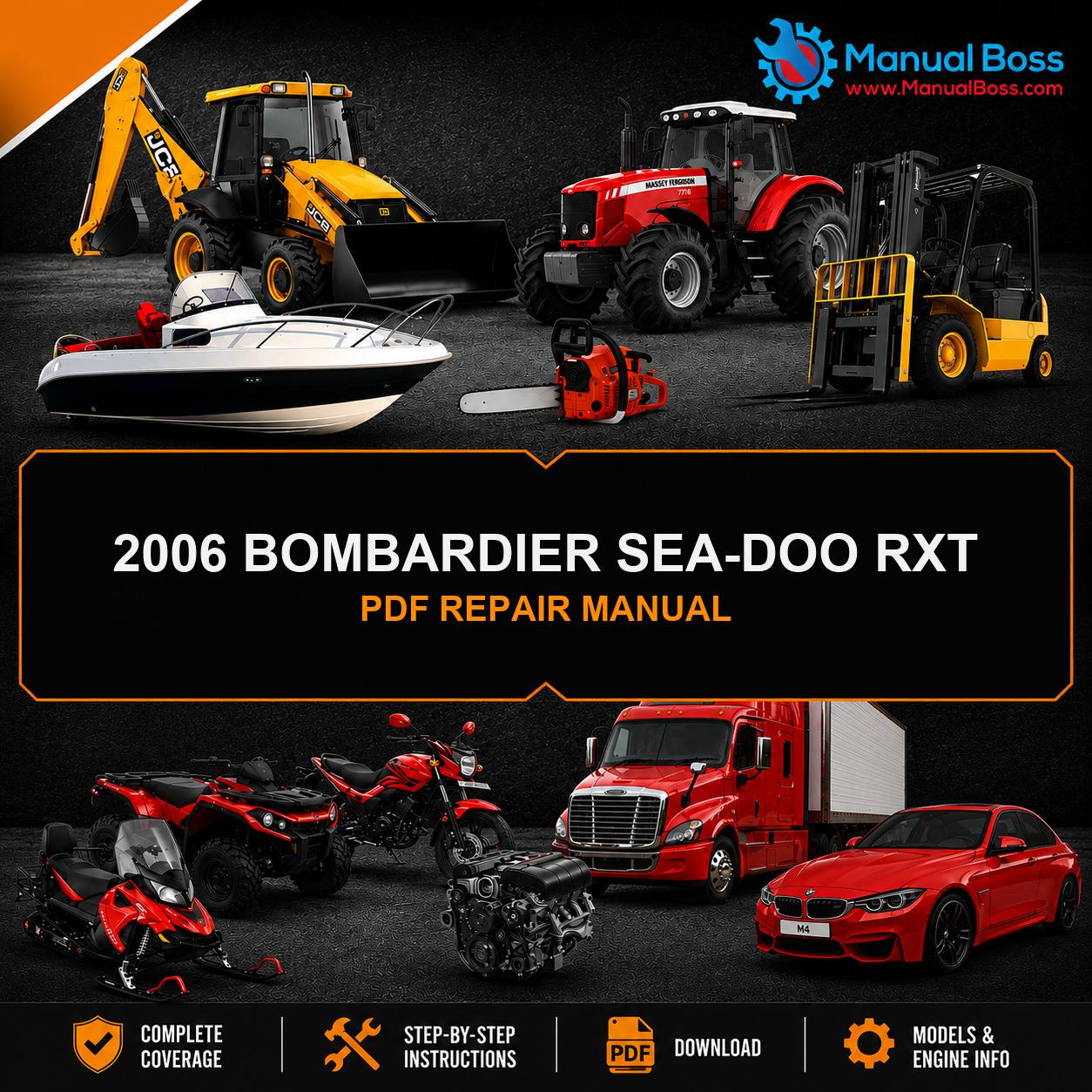 2006 BOMBARDIER SEA-DOO RXT PDF REPAIR MANUAL