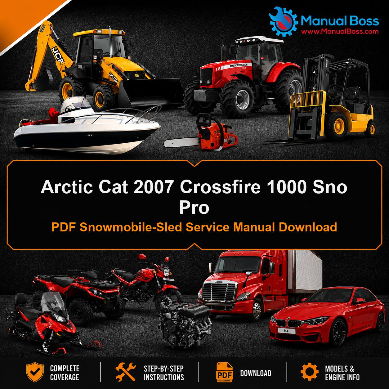 Arctic Cat 2007 Crossfire 1000 Sno Pro PDF Snowmobile-Sled Service Manual Download