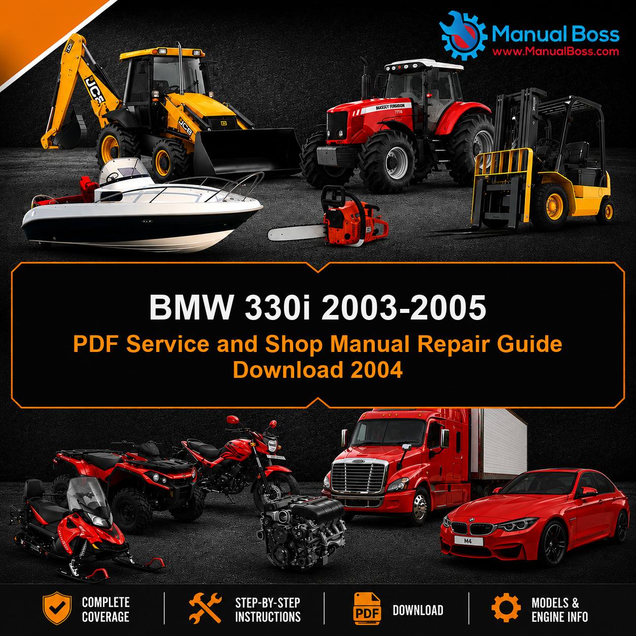 BMW 330i 2003-2005 PDF Service and Shop Manual Repair Guide Download 2004