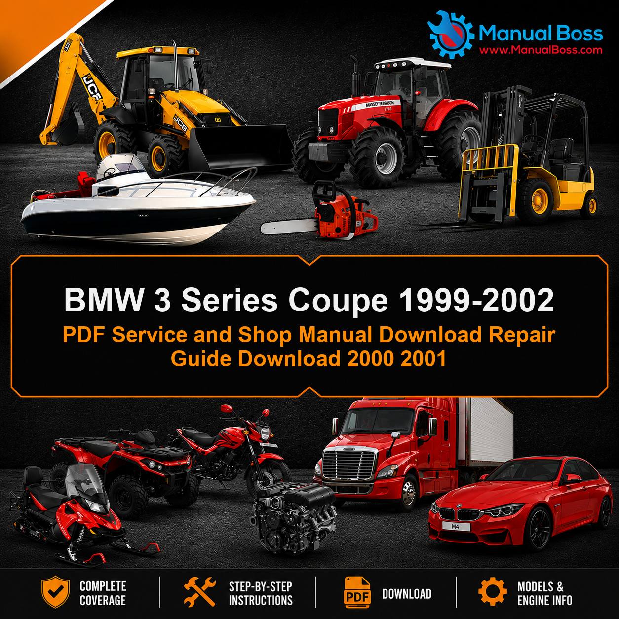 BMW 3 Series Coupe 1999-2002 PDF Service and Shop Manual Download Repair Guide Download 2000 2001