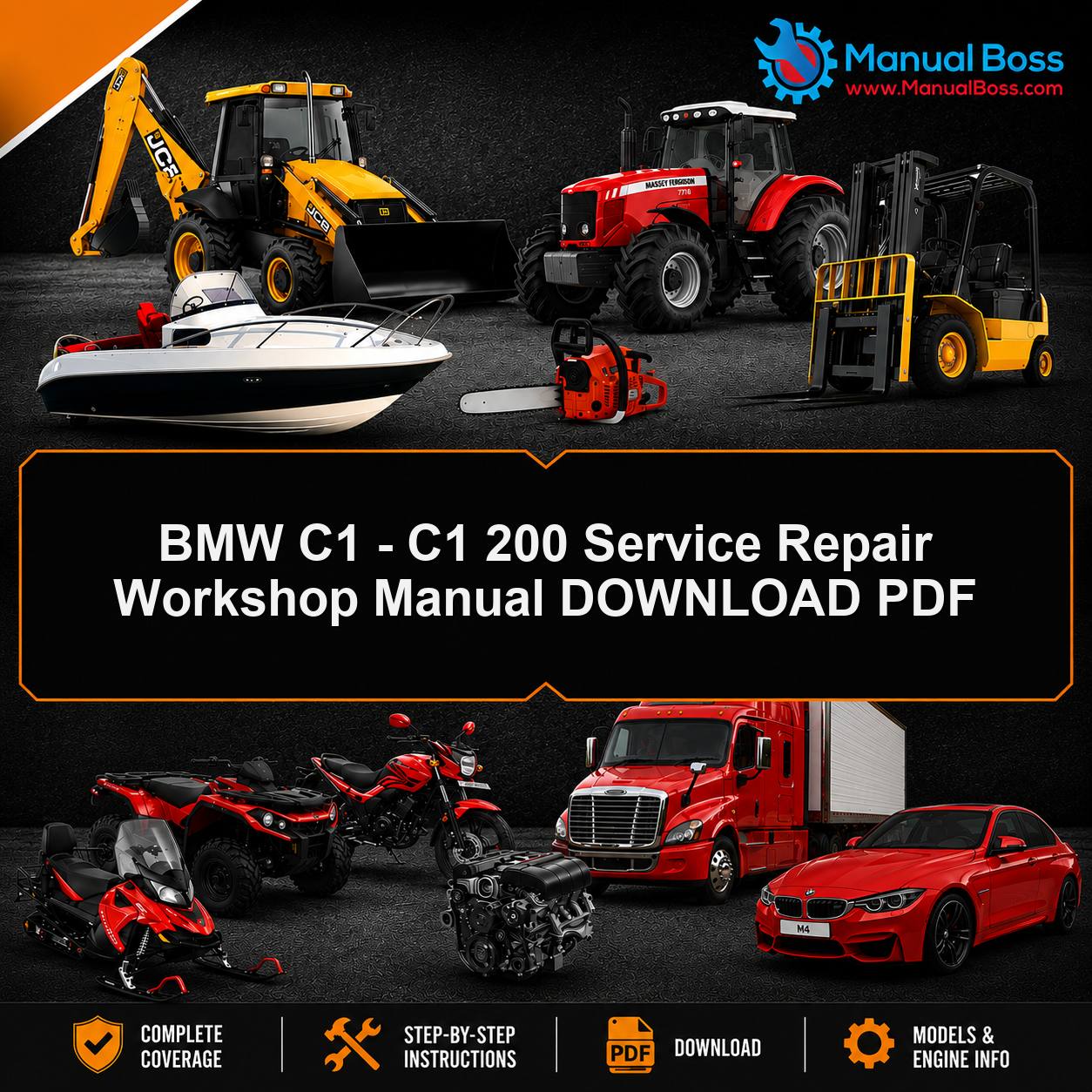 BMW C1 - C1 200 Service Repair Workshop Manual DOWNLOAD PDF