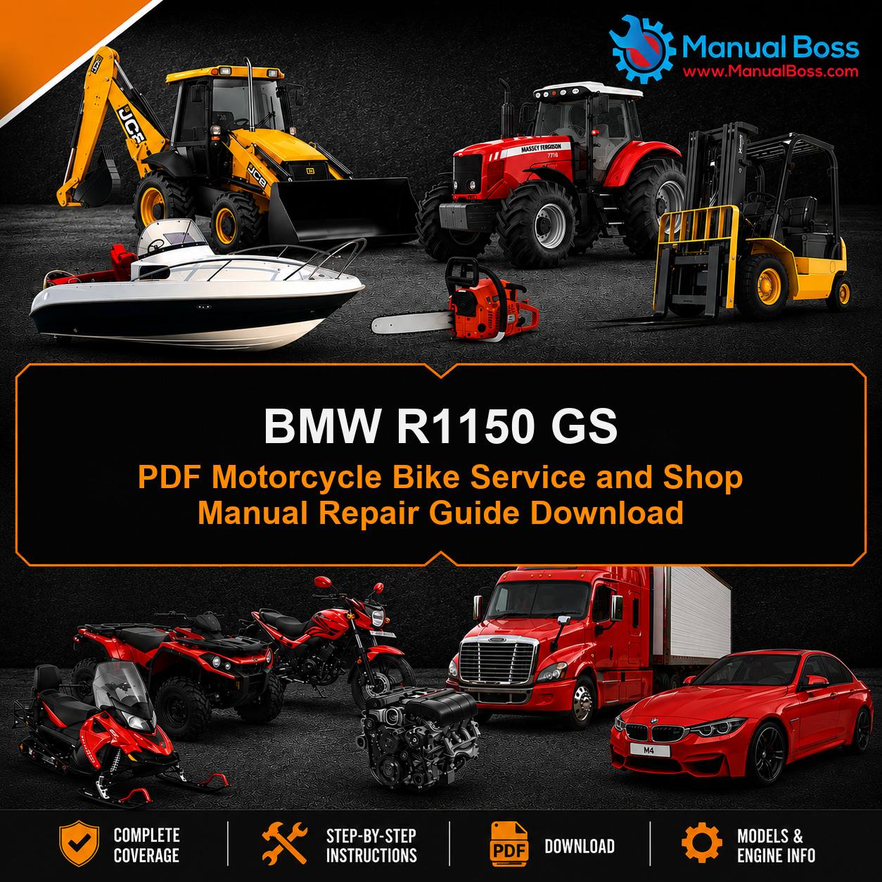 BMW R1150 GS PDF Motorcycle Bike Service and Shop Manual Repair Guide Download