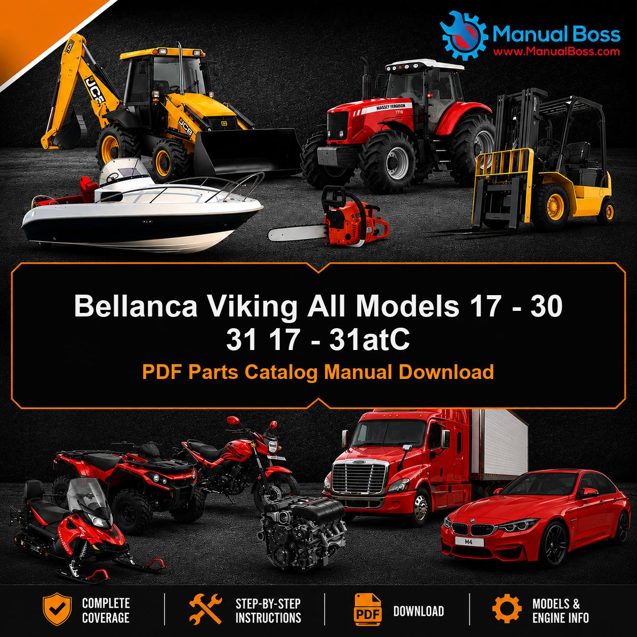 Bellanca Viking All Models 17 - 30 31 17 - 31atC PDF Parts Catalog Manual Download