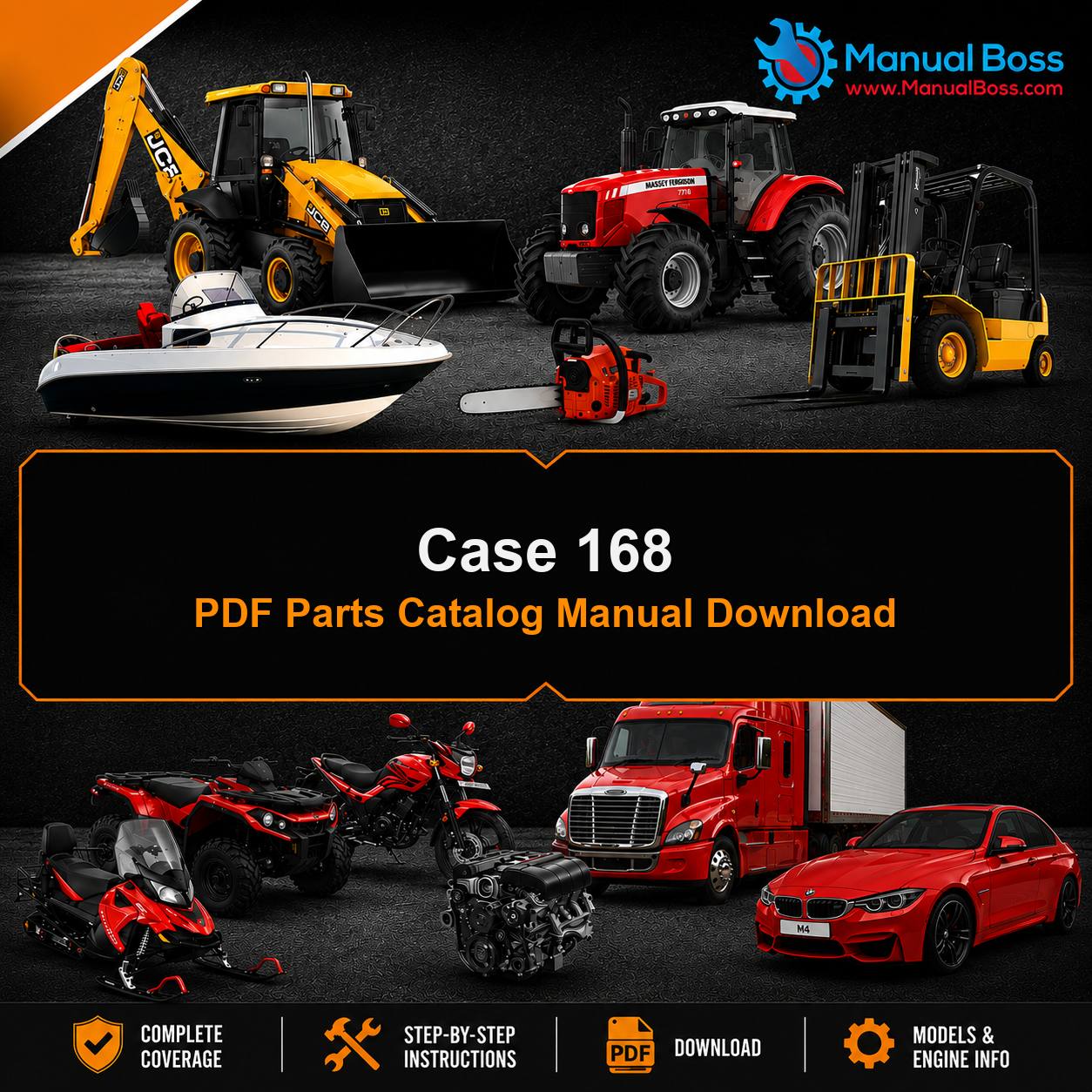 Case 168 PDF Parts Catalog Manual Download