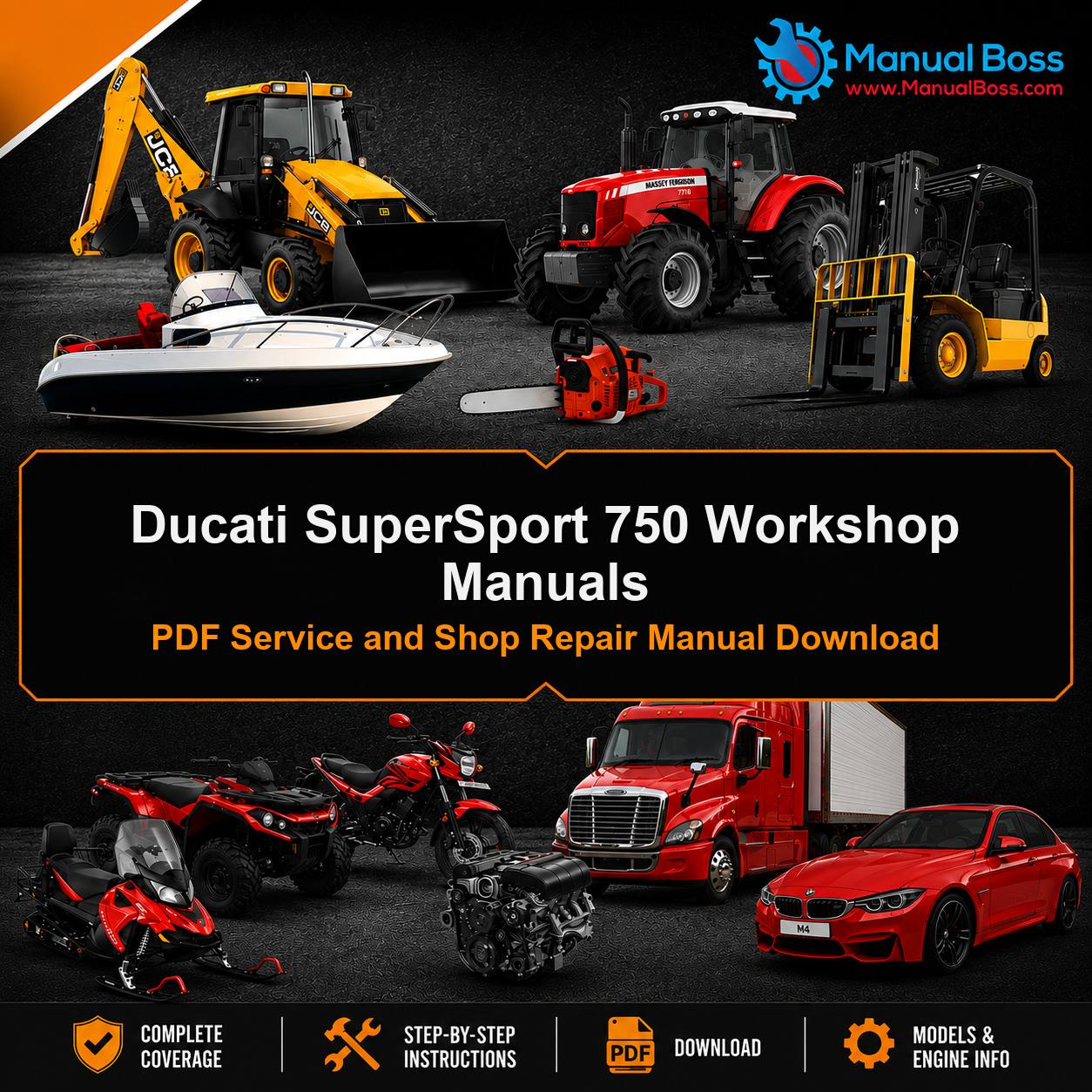 Ducati SuperSport 750 Workshop Manuals PDF Service and Shop Repair Manual Download