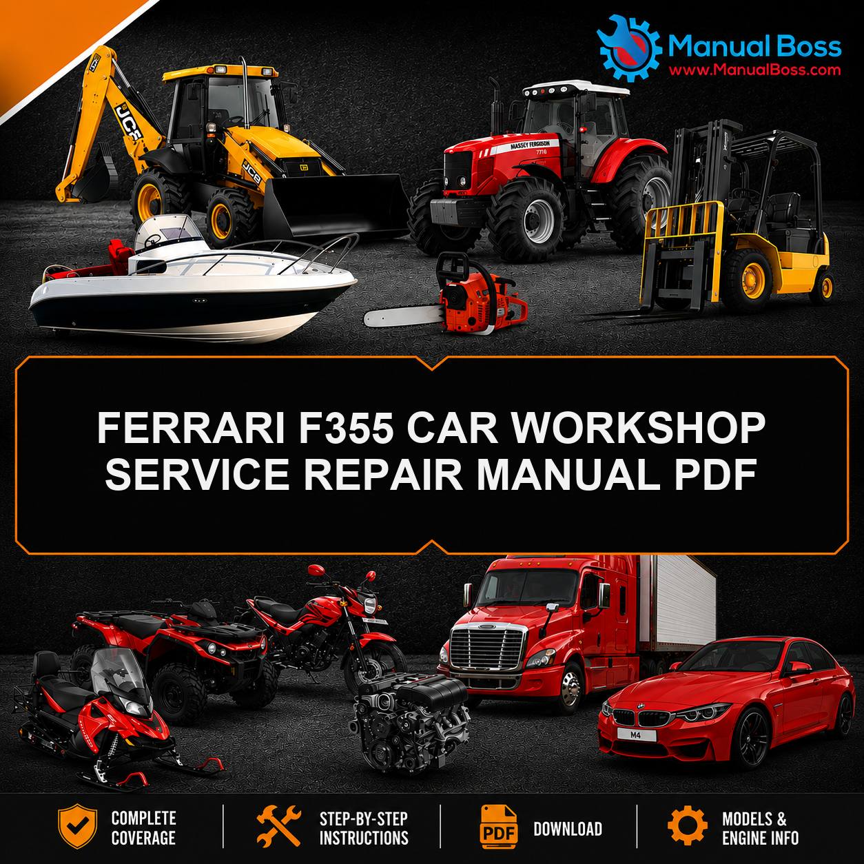 FERRARI F355 CAR WORKSHOP SERVICE REPAIR MANUAL PDF