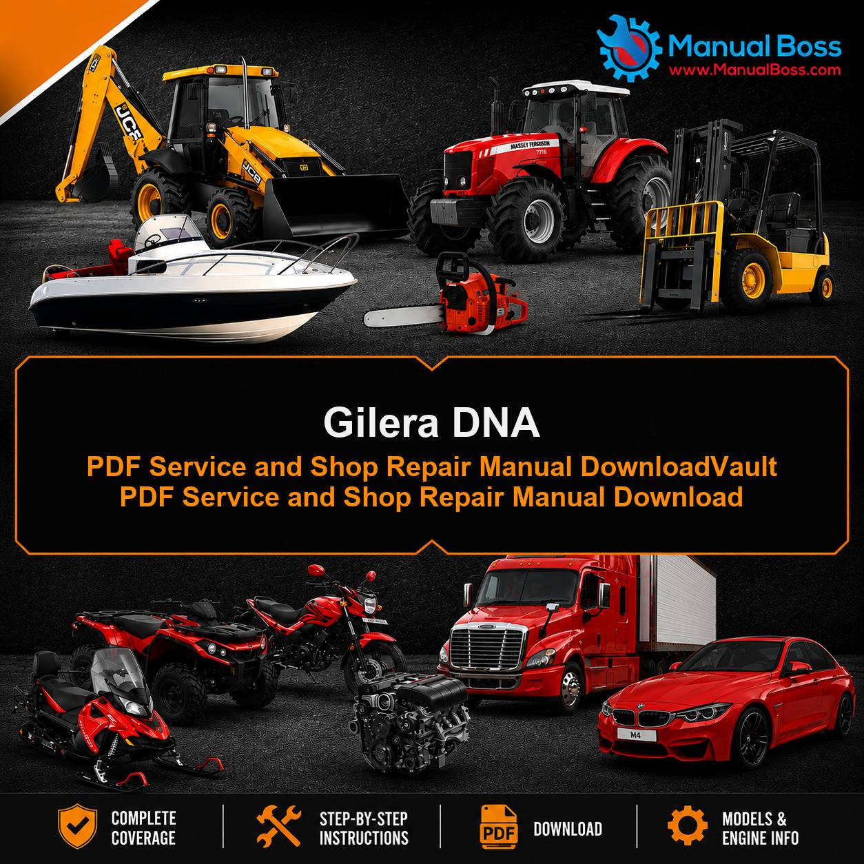 Gilera DNA PDF Service and Shop Repair Manual DownloadVault PDF Service and Shop Repair Manual Download