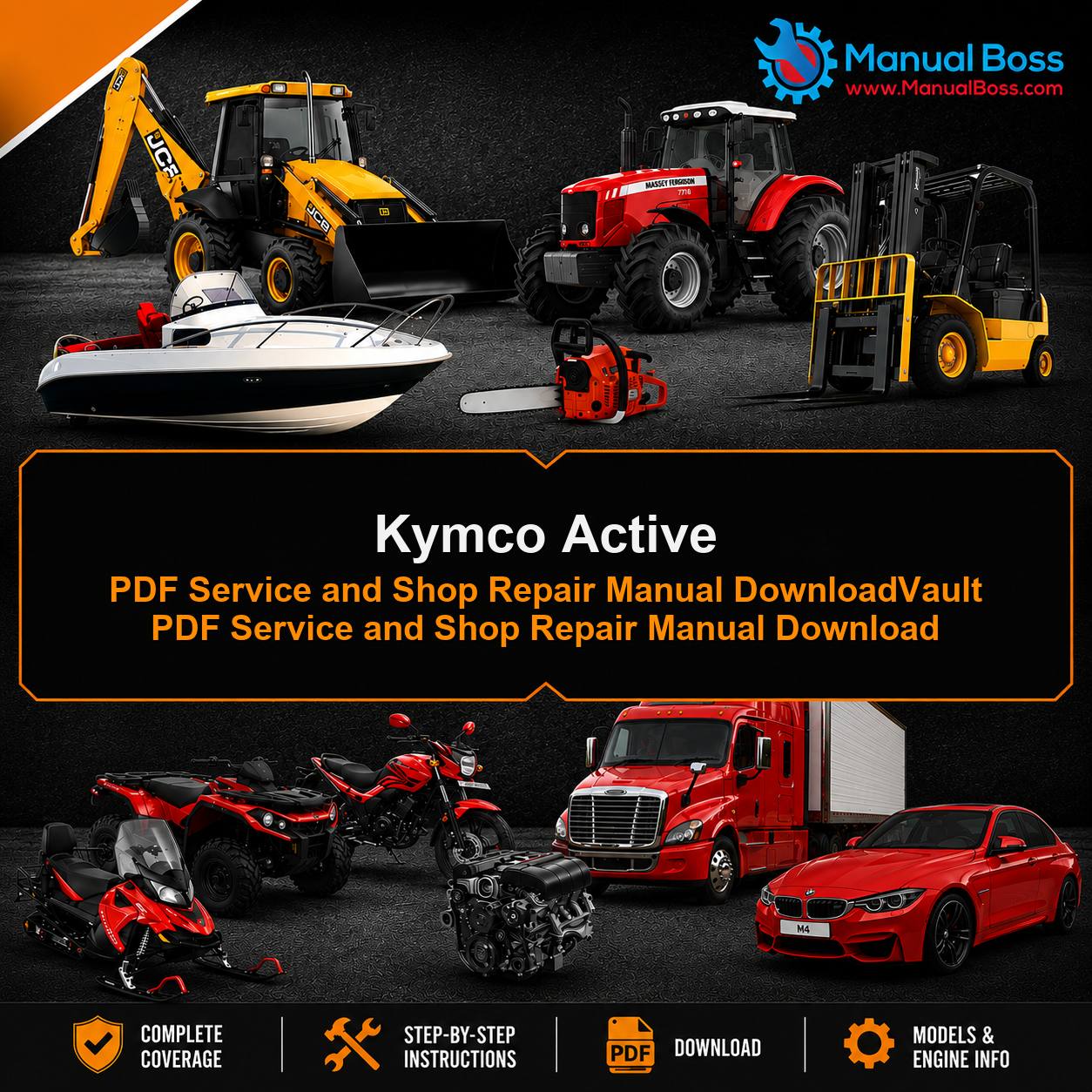 Kymco Active PDF Service and Shop Repair Manual DownloadVault PDF Service and Shop Repair Manual Download