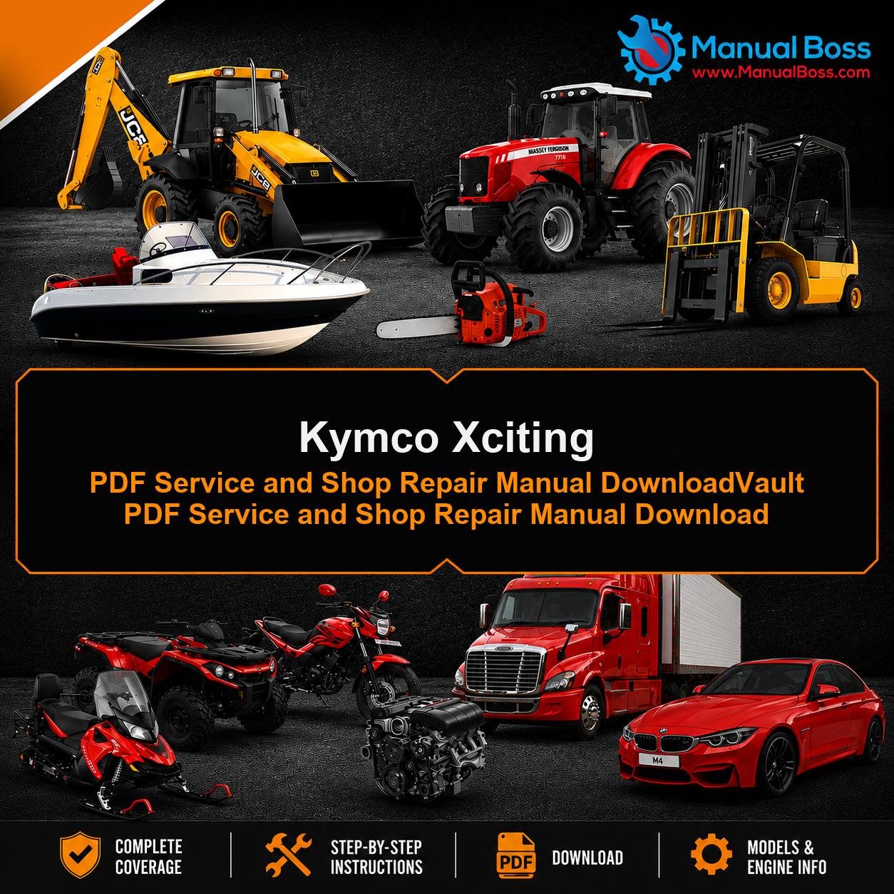 Kymco Xciting PDF Service and Shop Repair Manual DownloadVault PDF Service and Shop Repair Manual Download