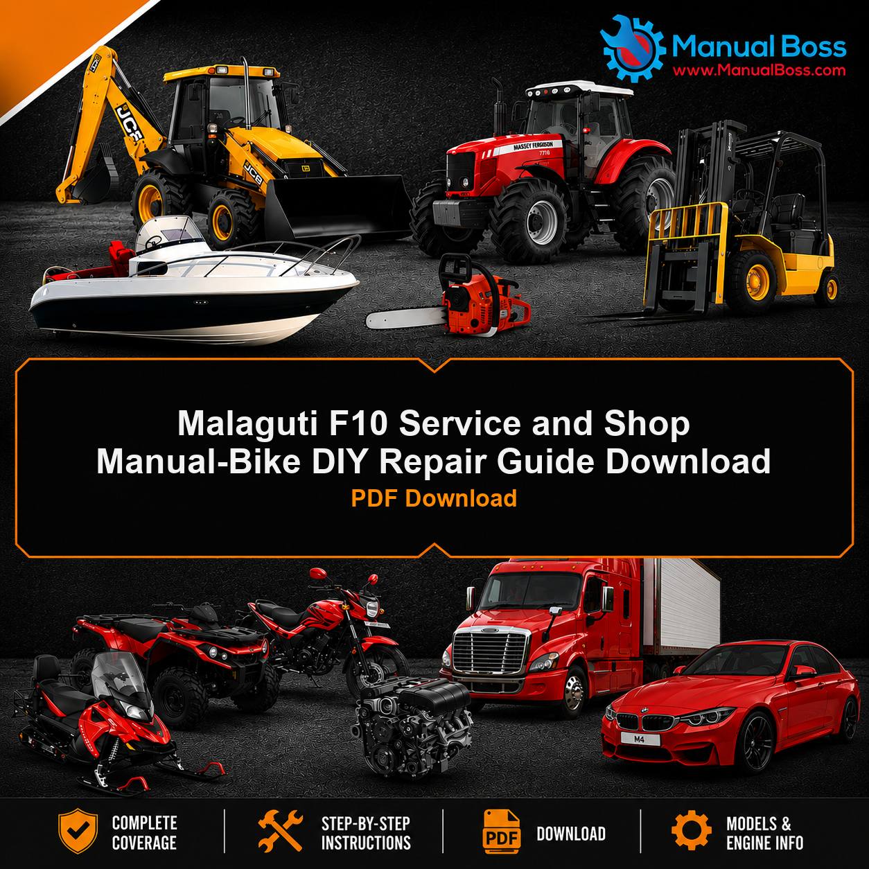 Malaguti F10 Service and Shop Manual-Bike DIY Repair Guide Download PDF Download