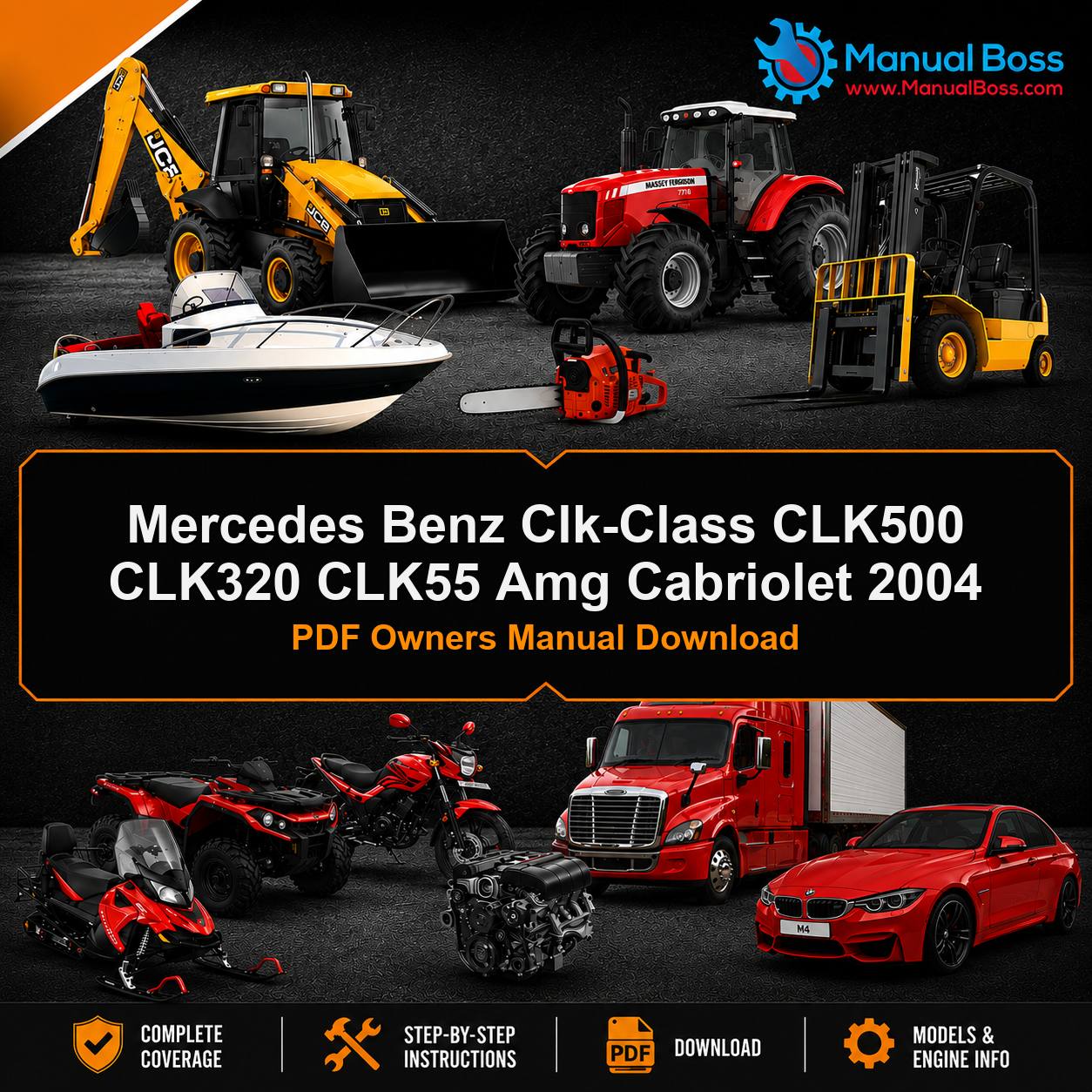 Mercedes Benz Clk-Class CLK500 CLK320 CLK55 Amg Cabriolet 2004 PDF Owners Manual Download