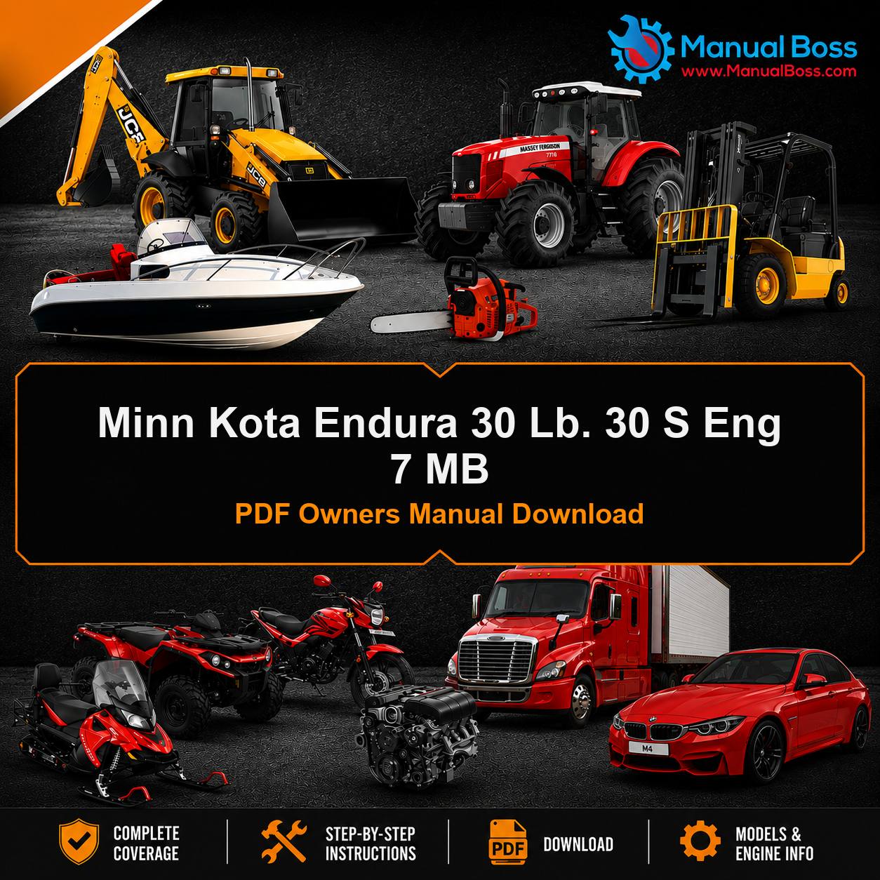 Minn Kota Endura 30 Lb. 30 S Eng 7 MB PDF Owners Manual Download