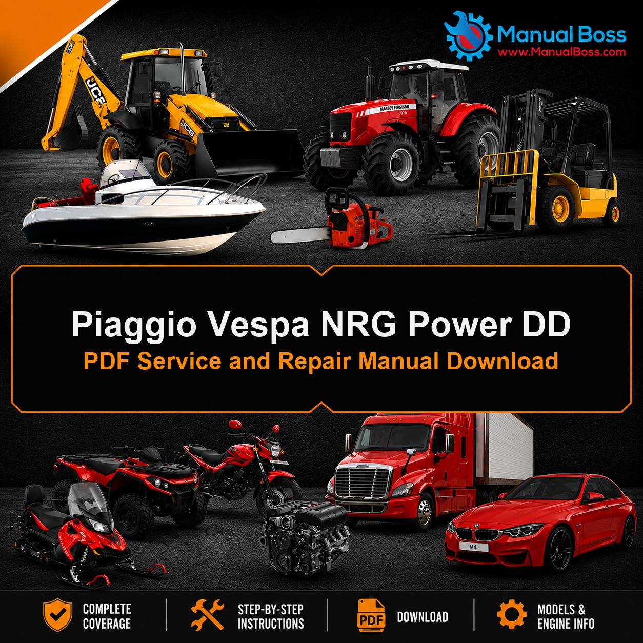 Piaggio Vespa NRG Power DD PDF Service and Repair Manual Download