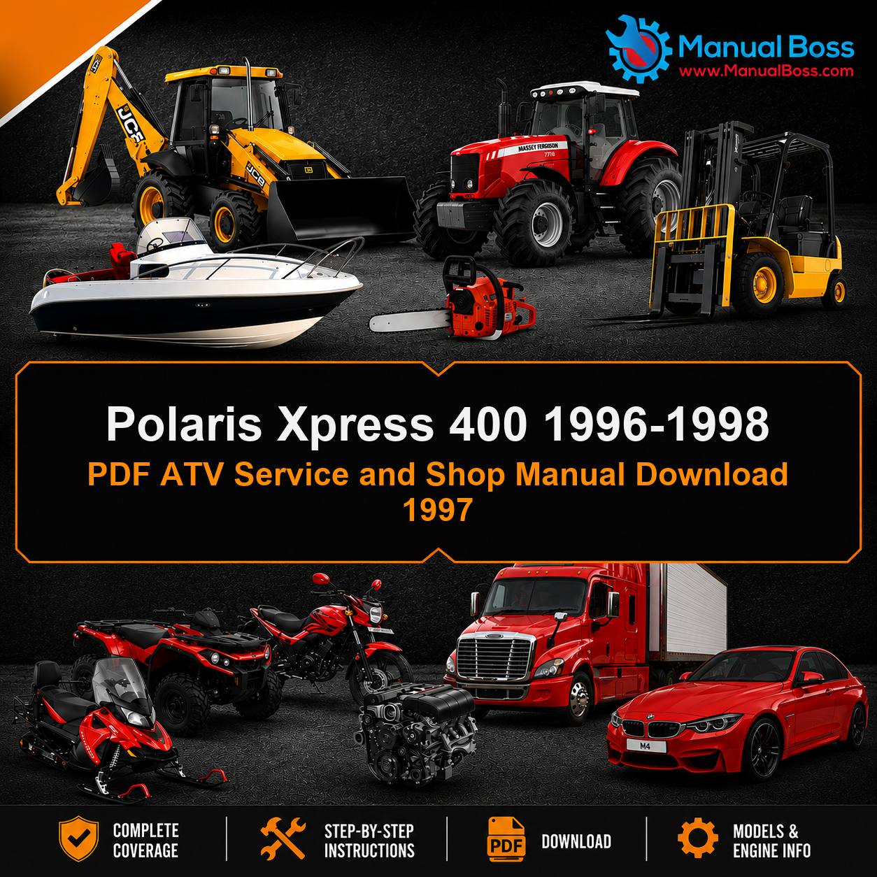 Polaris Xpress 400 1996-1998 PDF ATV Service and Shop Manual Download 1997