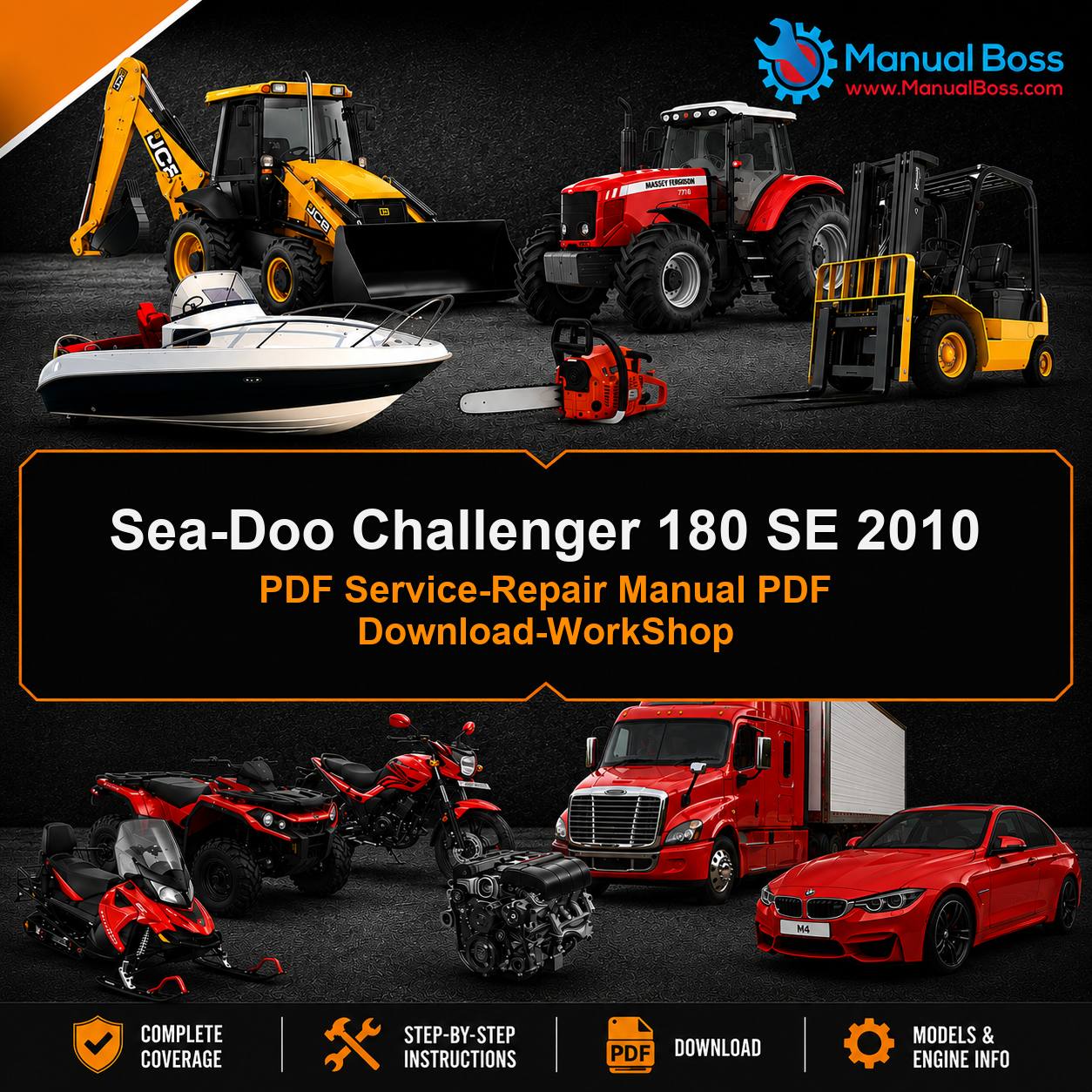 Sea-Doo Challenger 180 SE 2010 PDF Service-Repair Manual PDF Download-WorkShop