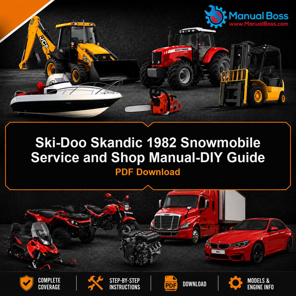 Ski-Doo Skandic 1982 Snowmobile Service and Shop Manual-DIY Guide PDF Download