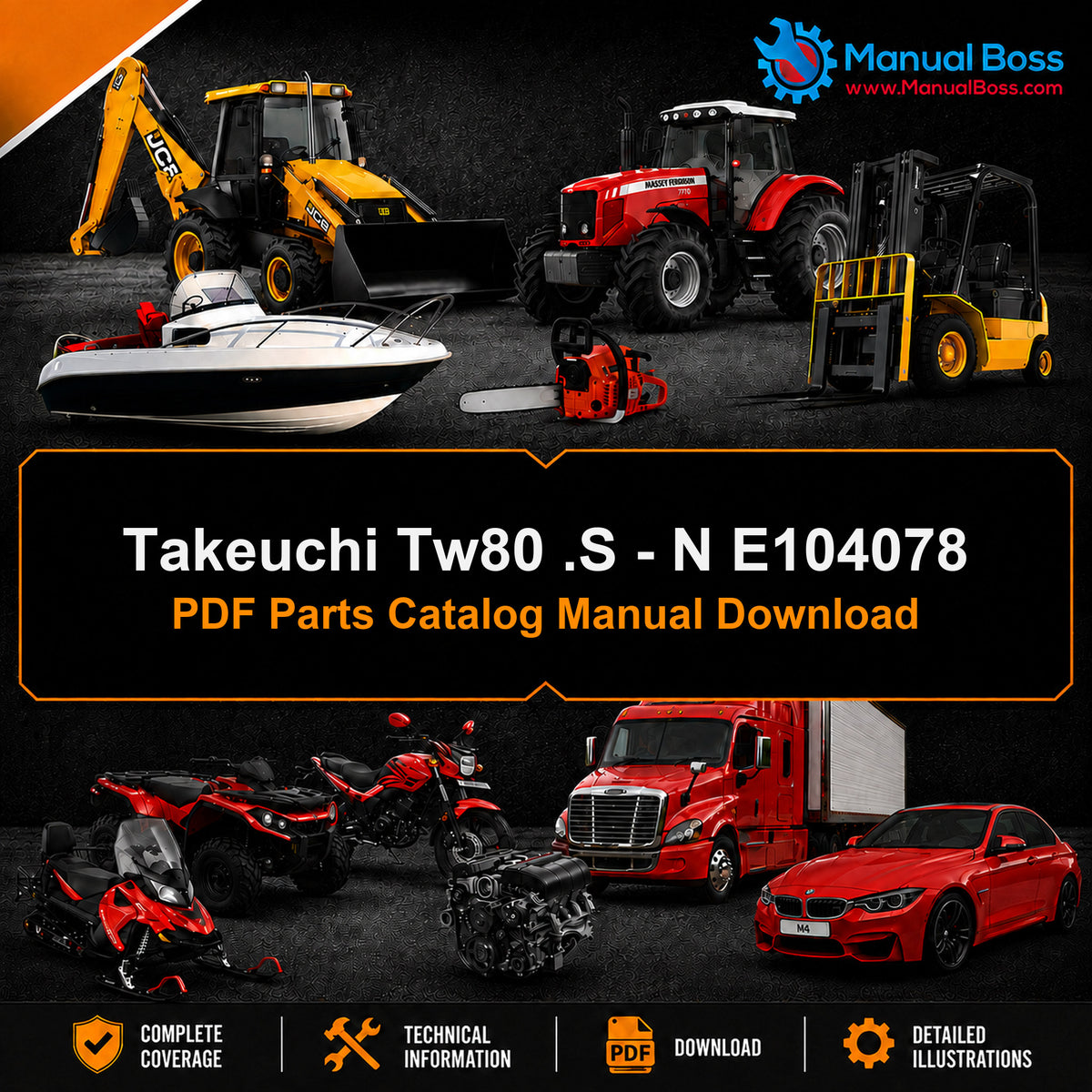 Takeuchi Tw80 .S - N E104078 PDF Parts Catalog Manual Download