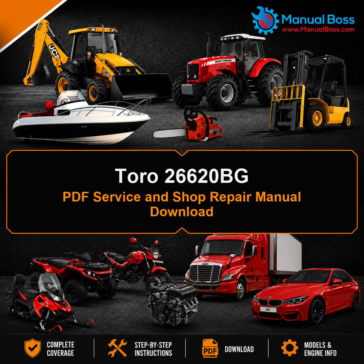 Toro 26620BG PDF Service and Shop Repair Manual Download