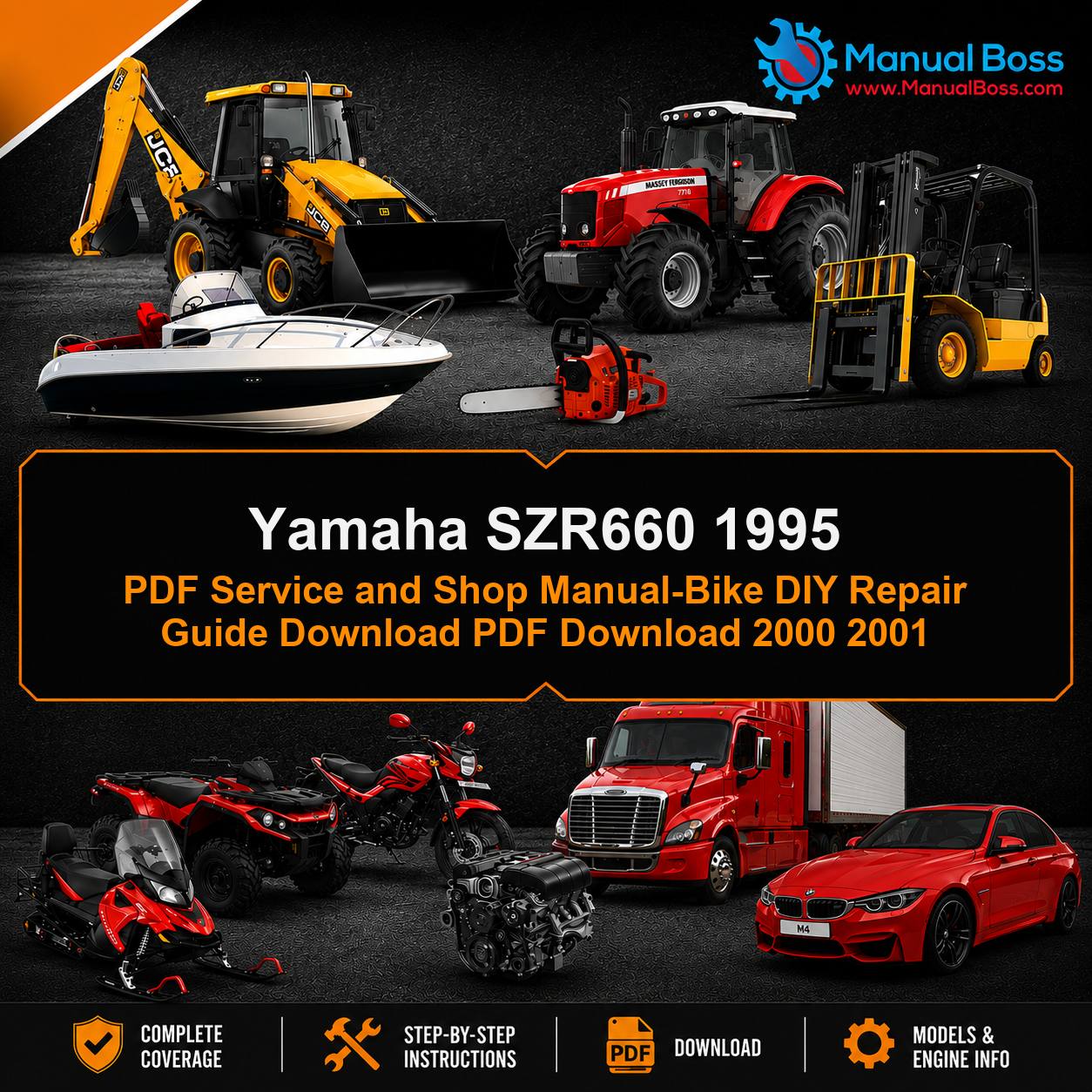 Yamaha SZR660 1995 PDF Service and Shop Manual-Bike DIY Repair Guide Download PDF Download 2000 2001