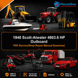 1948 Scott-Atwater 4803.6 HP Outboard PDF Service/Shop Repair Manual Download