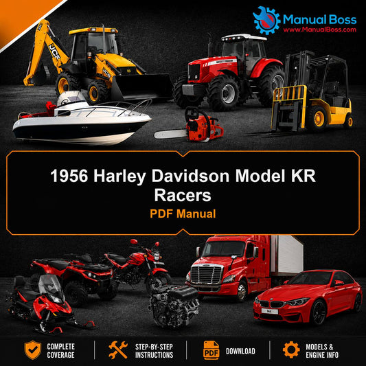 1956 Harley Davidson Model KR Racers PDF Manual