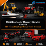 1963 Kiekhaefer Mercury Service Manuals PDF Service/Shop Repair Manual Instant Download
