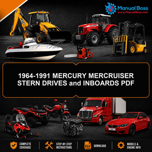 1964-1991 MERCURY MERCRUISER STERN DRIVES and INBOARDS PDF