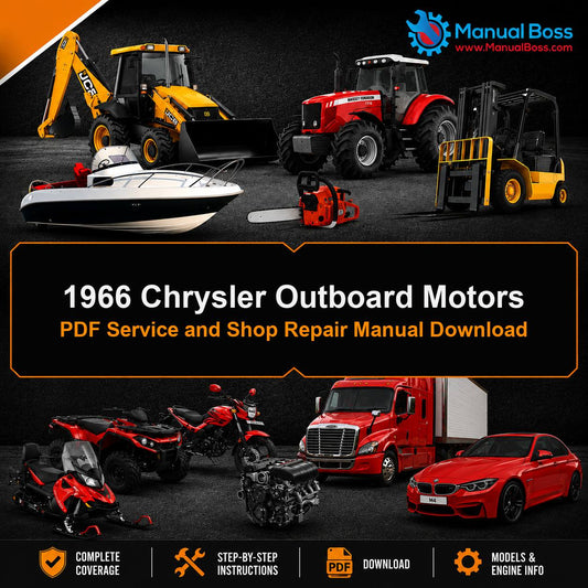 1966 Chrysler Outboard Motors PDF Service and Shop Repair Manual Download