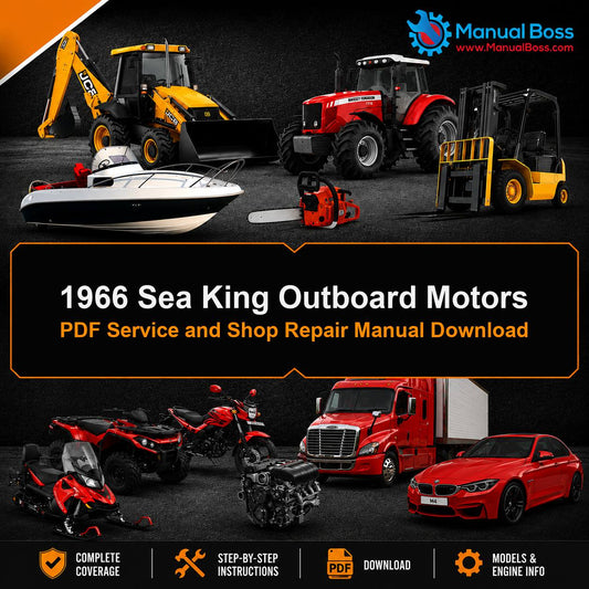 1966 Sea King Outboard Motors PDF Service and Shop Repair Manual Download