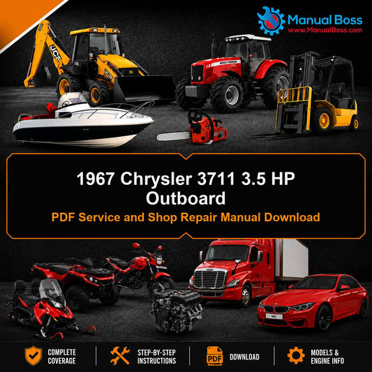 1967 Chrysler 3711 3.5 HP Outboard PDF Service and Shop Repair Manual Download