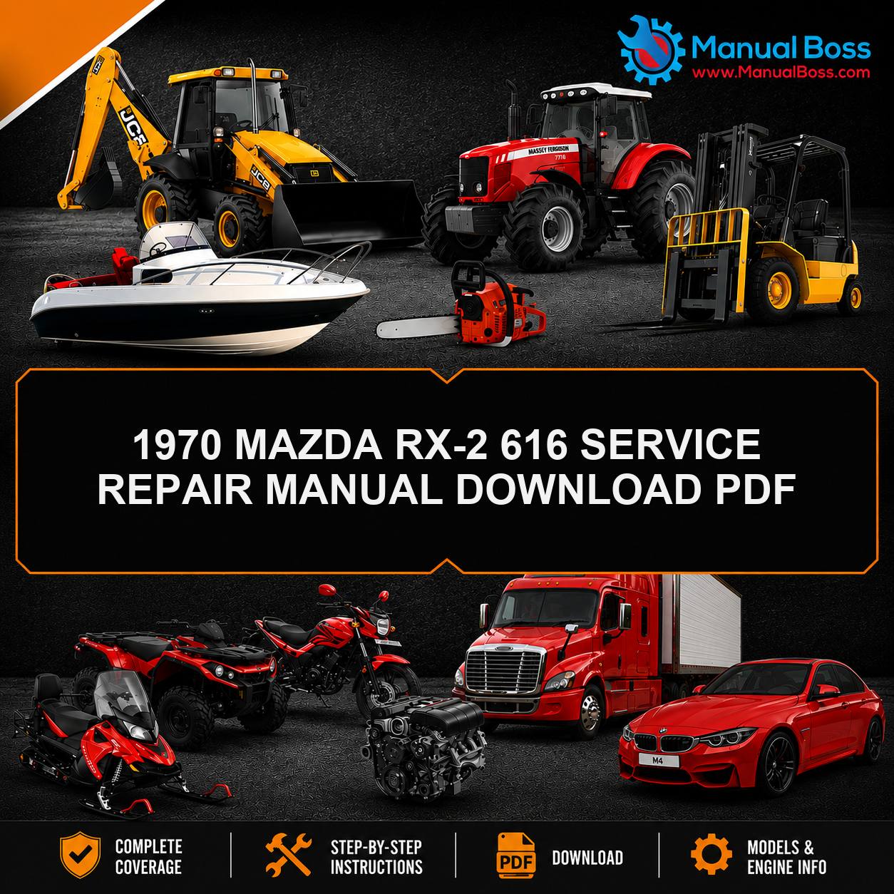 1970 MAZDA RX-2 616 SERVICE REPAIR MANUAL DOWNLOAD PDF