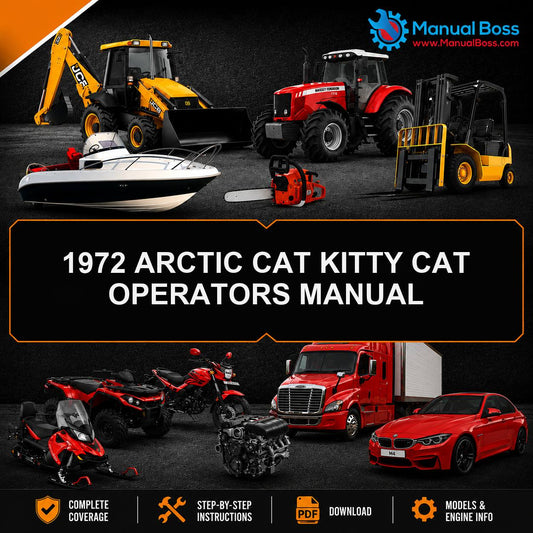 1972 ARCTIC CAT KITTY CAT OPERATORS MANUAL
