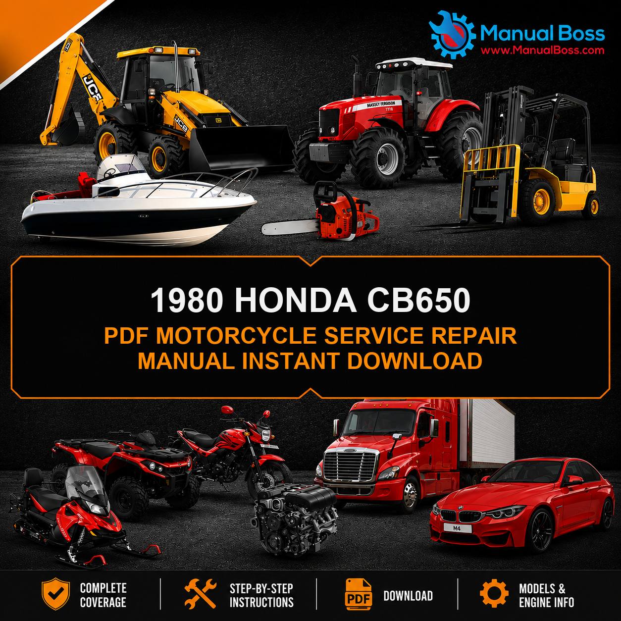 1980 HONDA CB650 PDF MOTORCYCLE SERVICE REPAIR MANUAL INSTANT DOWNLOAD