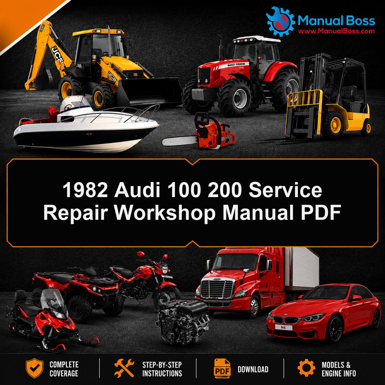 1982 Audi 100 200 Service Repair Workshop Manual PDF