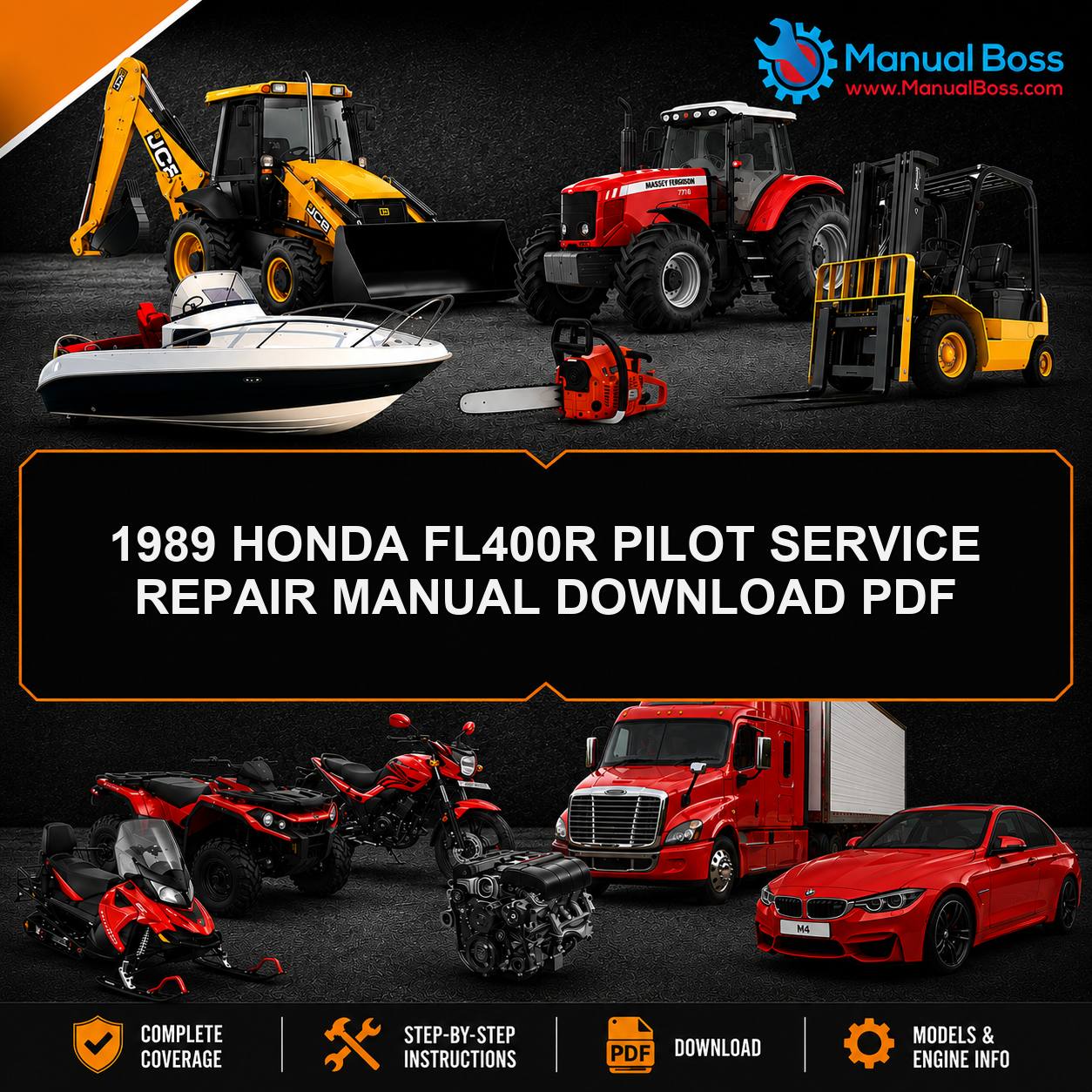 1989 HONDA FL400R PILOT SERVICE REPAIR MANUAL DOWNLOAD PDF