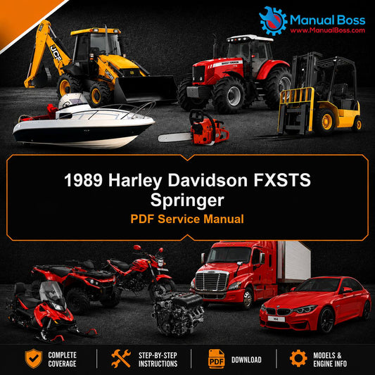 1989 Harley Davidson FXSTS Springer PDF Service Manual