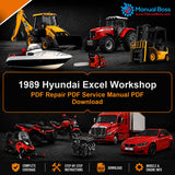 1989 Hyundai Excel Workshop PDF Repair PDF Service Manual PDF Download