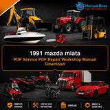 1991 mazda miata PDF Service PDF Repair Workshop Manual Download