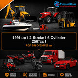 1991 up I 2-Stroke I 6 Cylinder 2507cc I PDF S/N OC291520 up