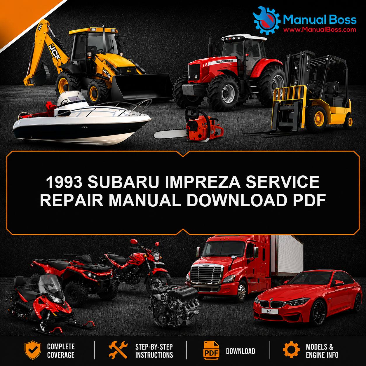 1993 SUBARU IMPREZA SERVICE REPAIR MANUAL DOWNLOAD PDF