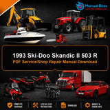1993 Ski-Doo Skandic II 503 R PDF Service/Shop Repair Manual Download