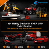 1994 Harley Davidson FXLR Low Rider Custom PDF Service & Shop Manual Instant Download