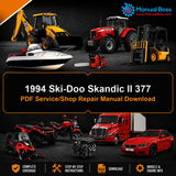 1994 Ski-Doo Skandic II 377 PDF Service/Shop Repair Manual Download