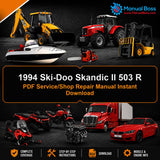 1994 Ski-Doo Skandic II 503 R PDF Service/Shop Repair Manual Instant Download