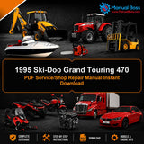 1995 Ski-Doo Grand Touring 470 PDF Service/Shop Repair Manual Instant Download