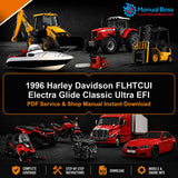 1996 Harley Davidson FLHTCUI Electra Glide Classic Ultra EFI PDF Service & Shop Manual Instant Download