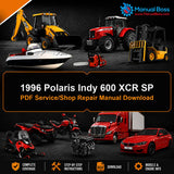 1996 Polaris Indy 600 XCR SP PDF Service/Shop Repair Manual Download